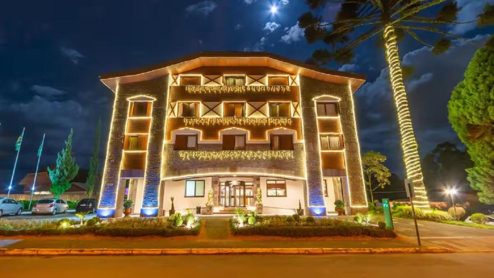 Apart-Hotel Em Gramado, Padrao 4 Estrelas, No Centro Exterior foto